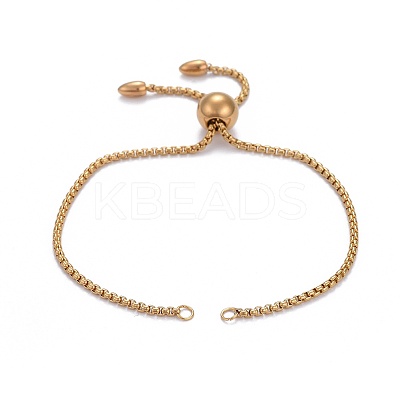 304 Stainless Steel Slider Bracelet/Bolo Bracelets Making LS-MAK-L024-01G-1
