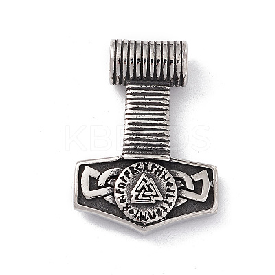 304 Stainless Steel Manual Polishing Pendants X-STAS-G267-20AS-1