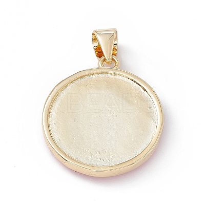 Rack Plating Brass Enamel Pendants KK-B065-03G-04-1