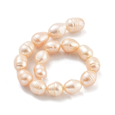 Natural Cultured Freshwater Pearl Beads Strands PEAR-P062-13B-1