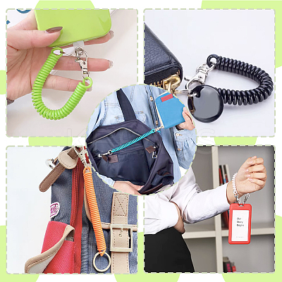 26Pcs 13 Colors Plastic Spring Rope for Mobile Phone Bag Accessories FIND-CP0001-61-1