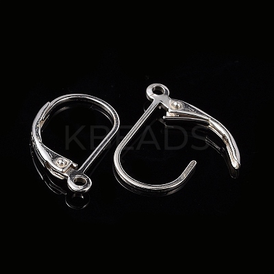 925 Sterling Silver Hoop Earrings X-STER-P032-06S-1