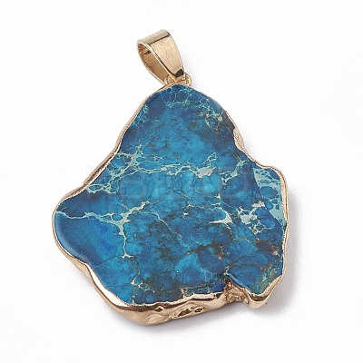 Natural Regalite/Imperial Jasper/Sea Sediment Jasper Pendants X-G-T104-04E-1
