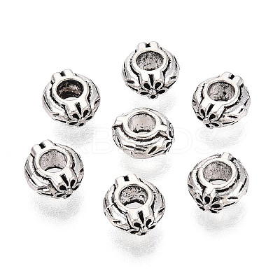 Tibetan Style Alloy Beads TIBEB-T005-06AS-1