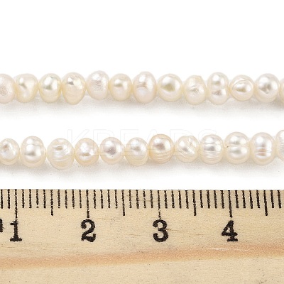 Natural Cultured Freshwater Pearl Beads Strands PEAR-C003-07C-1