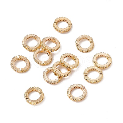 Brass Micro Pave Cubic Zirconia Bead Frames LS-KK-A171-05G-01-1