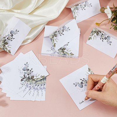 Rectangle Paper Table Place Cards AJEW-WH0752-125B-1