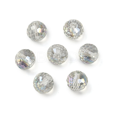 Transparent Electroplate Glass Beads EGLA-N002-31-G08-1