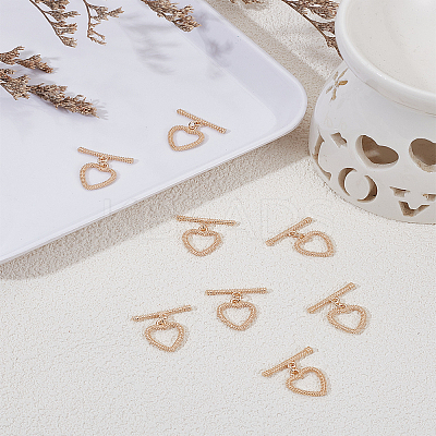 8Bags Rack Plating Brass Toggle Clasps KK-LP0004-49-1