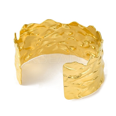 Ion Plating(IP) 304 Stainless Steel Bangles for Women BJEW-B104-07G-1