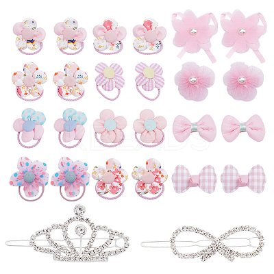 2Pcs 2 Styles Alloy Hair Barrettes PHAR-DR0001-01-1
