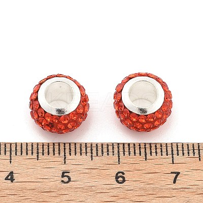 Rondelle Polymer Clay European Beads FIND-U001-01Q-1