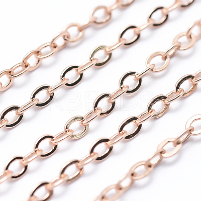Brass Cable Chains CHC-L037-04RG-1
