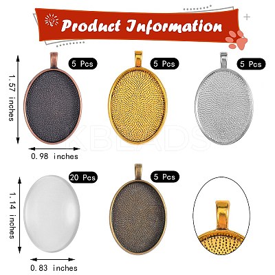 DIY Pendant Making Kits DIY-SZ0004-47-1