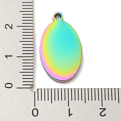Ion Plating(IP) 304 Stainless Steel Pendants STAS-D025-05M-01-1