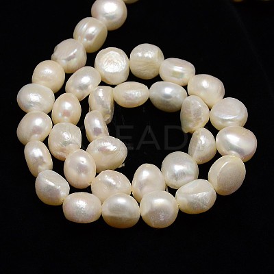 Natural Cultured Freshwater Pearl Beads Strands LS-PEAR-L001-A-01-1