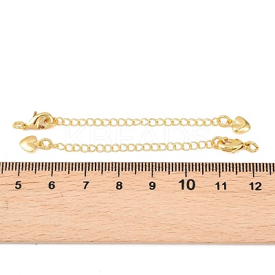 Brass Curb Chain Extender X-KK-L265-02G-1
