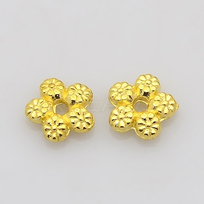 Tibetan Style Alloy Spacer Beads LS-K0P43011-1