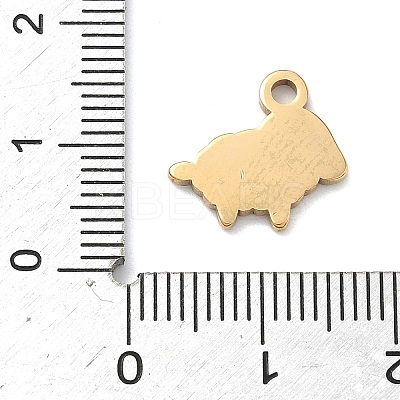 304 Stainless Steel Enamel Pendants STAS-G374-01G-01-1