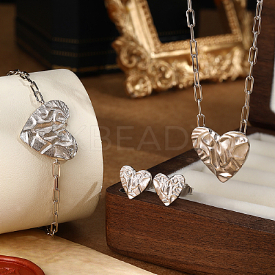 Non-Tarnish Sterling Silver Jewelry Sets for Women UH9338-4-1