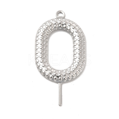 Non-Tarnish 304 Stainless Steel Pendants STAS-B032-19P-1