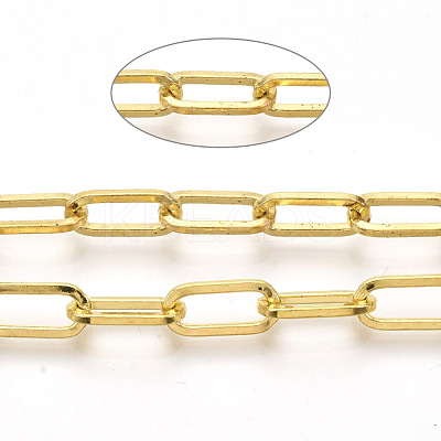 Unwelded Iron Paperclip Chains CH-S125-02F-G-1