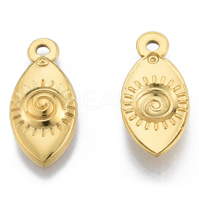 Ion Plating(IP) 201 Stainless Steel Pendants STAS-N098-185LG-1