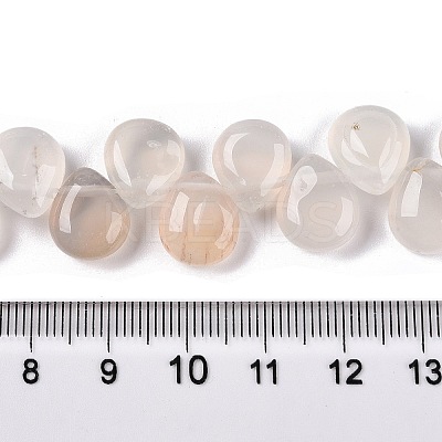 Natural White Agate Beads Strands G-T138-122-1