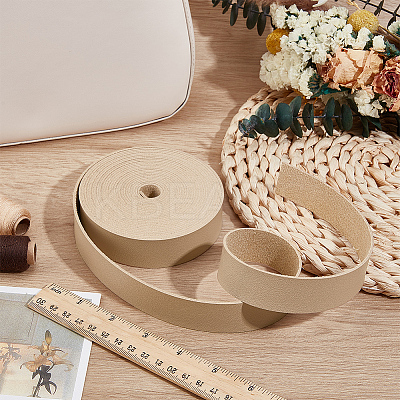 Imitation Leather Ribbon OCOR-WH0112-051A-04-1