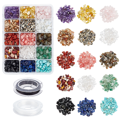 DIY Stretch Bracelets Making Kits DIY-NB0004-88-1