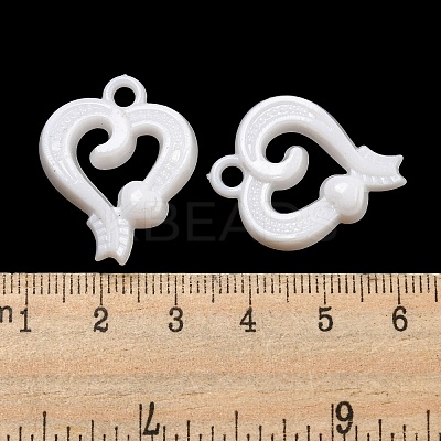 Valentine's Day Opaque Acrylic Pendants SACR-L007-042D-1