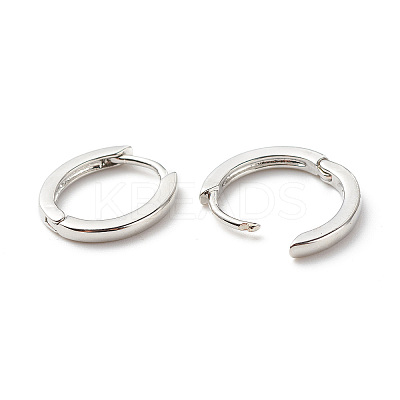 Brass Hinged Hoop Earrings for Women X-EJEW-G306-03P-1