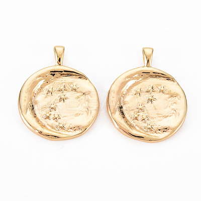 Brass Pendants KK-S356-520-NF-1