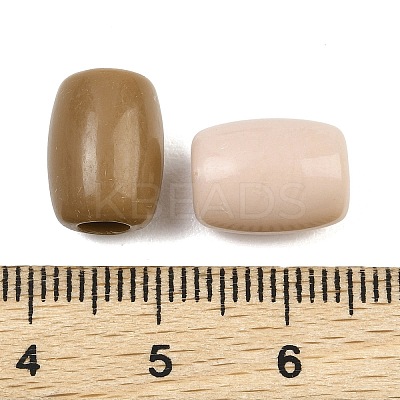 Opaque Acrylic European Beads AC-CBA1794-03-1