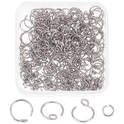 200Pcs 316 Surgical Stainless Steel Earring Hooks DIY-DC0001-49-1