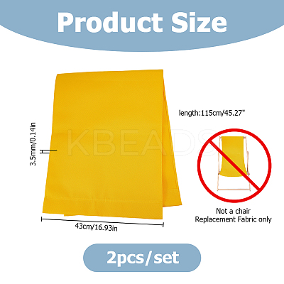 2Pcs Oxford Canvas Chair OCOR-HS0001-14A-1