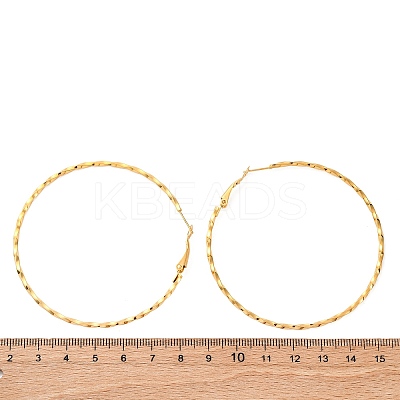 304 Stainless Steel Hoop Earrings EJEW-S250-01A-G-1