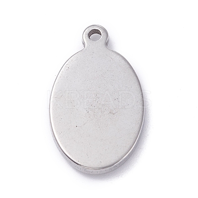 Non-Tarnish 304 Stainless Steel Pendants STAS-P288-08P-1
