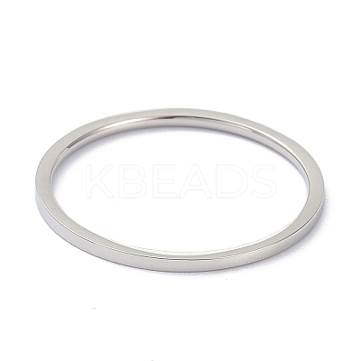 Non-Tarnish 1mm Polished Plain Dome Finger Ring for Girl Women RJEW-C012-02G-P-1
