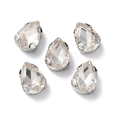 Sew on Rhinestone RGLA-T035-7x10mm-01A-1