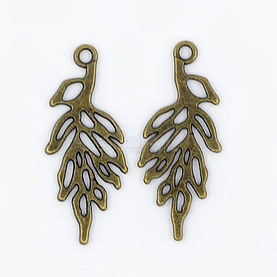 Tibetan Style Alloy Pendants EA11926Y-AB-1