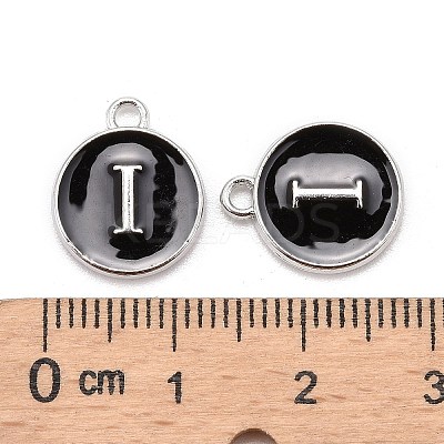 Platinum Plated Alloy Charms LS-ENAM-S118-02I-P-1