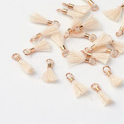 Polycotton(Polyester Cotton) Tassel Pendant Decorations OCOR-S102-19-1