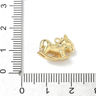 Brass Micro Pave Cubic Zirconia Pendants KK-I476-26G-05-1