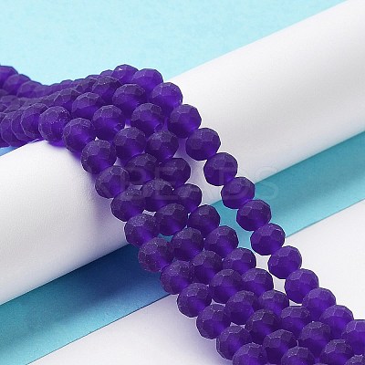 Transparent Glass Beads Strands EGLA-A034-T8mm-MD06-1