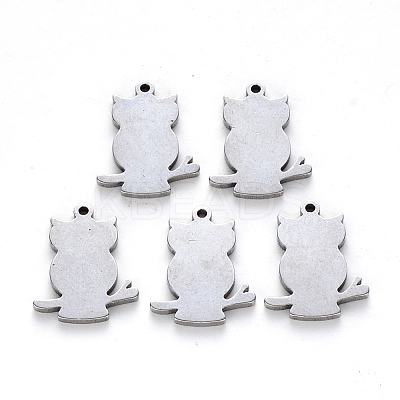 Tarnish Resistant 201 Stainless Steel Pendants X-STAS-N092-35A-1