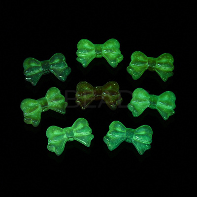 Luminous UV Plating Opaque Acrylic Beads OACR-N154-05-1