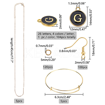 DIY Jewelry Set Making Kits DIY-PH0028-25-1