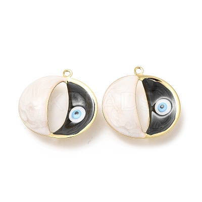 Brass Pendants KK-E075-06G-10-1