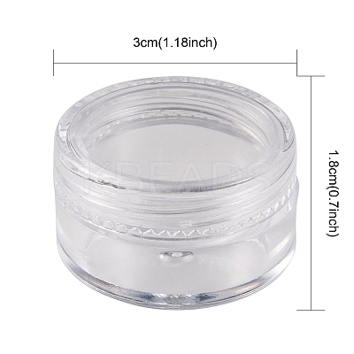 Plastic Bead Storage Containers LS-C088Y-1